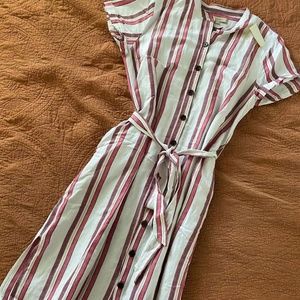 Loft Stripped Maxi Dress